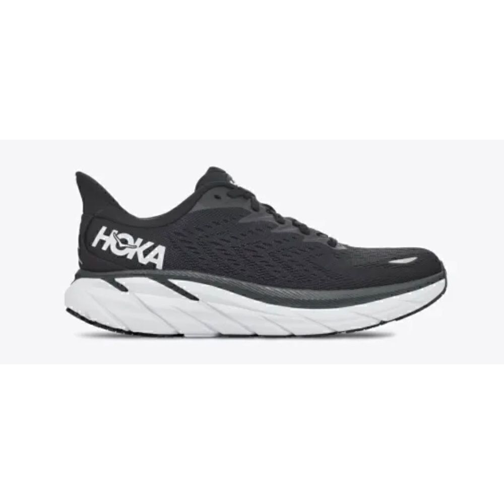 Hoka One One Men's Clifton 8
Black-White Size 9.5